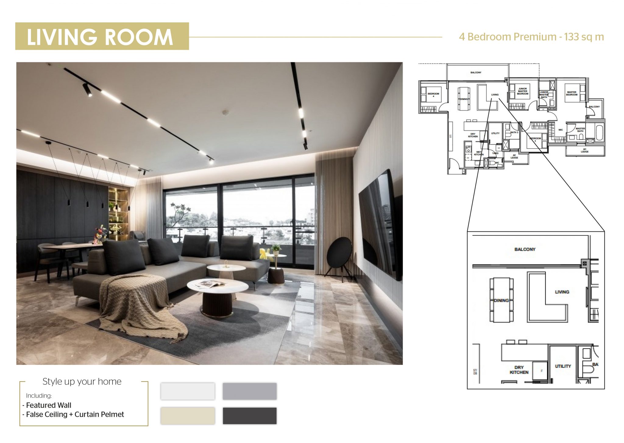 Royal Green Condominium Interior Design in Singapore