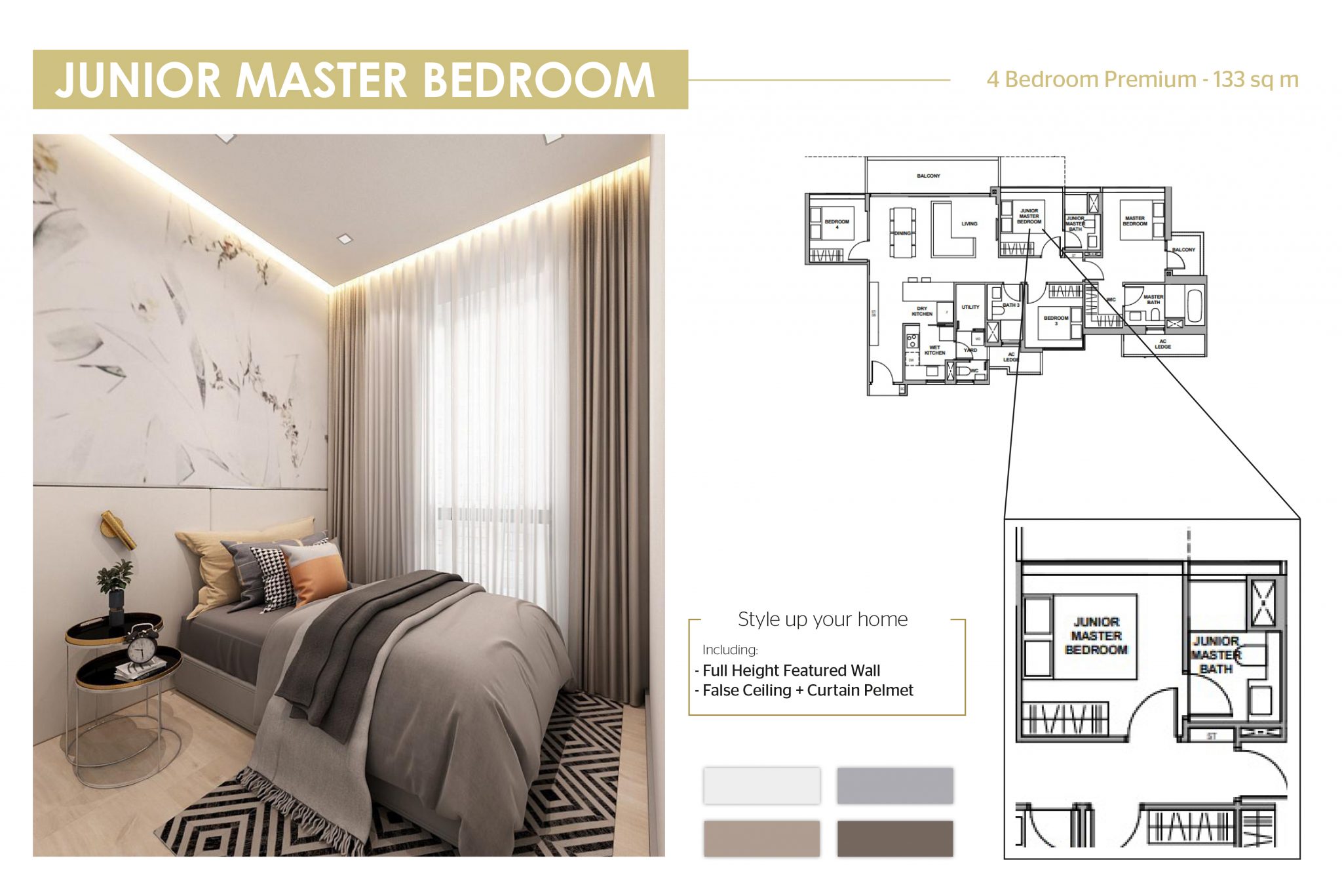 Royal Green Condominium Interior Design in Singapore